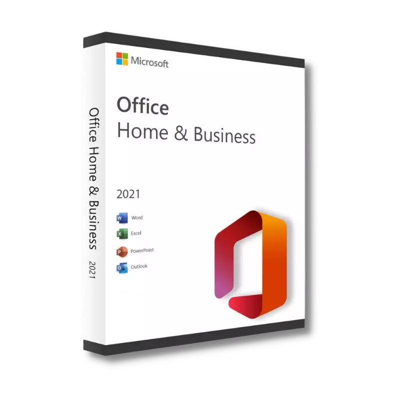  Office Home & Business 2021 Windows Retail | רישיון קבוע נרשם על החשבון